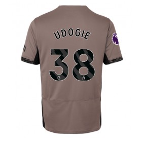 Tottenham Hotspur Destiny Udogie #38 Tredje Kläder Dam 2023-24 Kortärmad